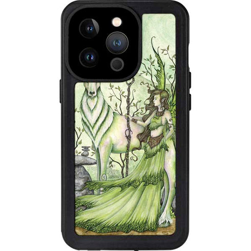 Guardian Fairy and Stag by Amy Brown iPhone 15 Pro Waterproof Case